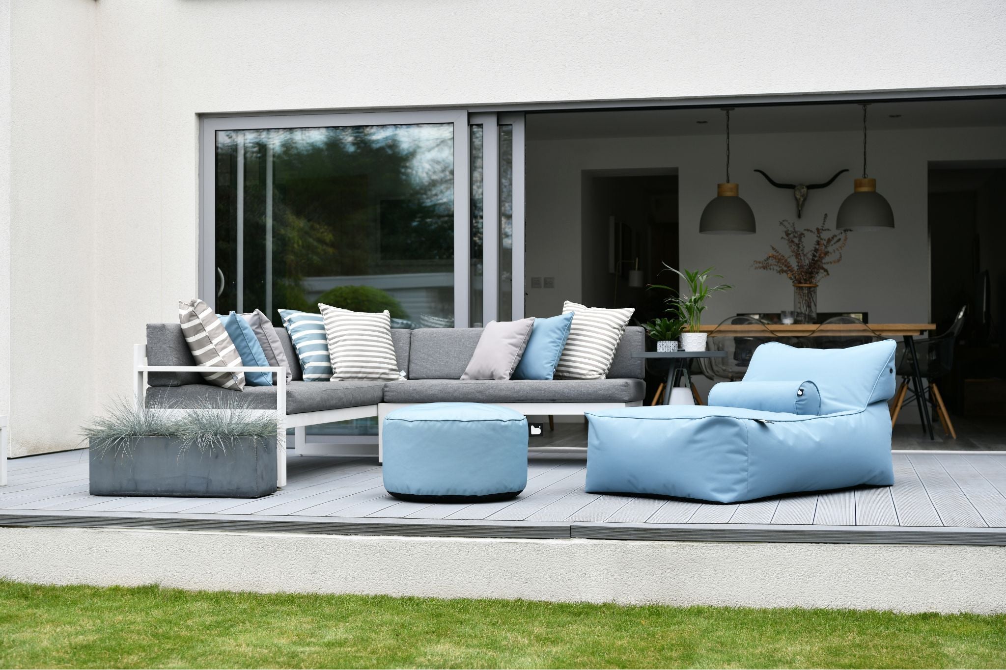 Extreme Lounging Outdoor B-Bed Sea Blue